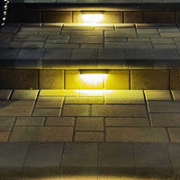 Outdoor Landscape Lighting LED 12V Low Voltage STB01 4x/8x/12x Package 1W 3000K Warm White Small 12V Low Voltage Hardscape Paver Light Retaining Wall LED Step Lighting