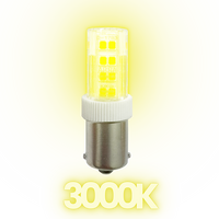 Outdoor Landscape Lighting LED 12V Low Voltage BA15S 5W Bayonet Style LED Capsule 12V Low Voltage Energy Efficient 1156 Light Bulb 3000K Warm White