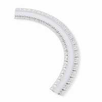 BN5616 Plaster In 8 ft Bendable Aluminum Channel 2.04