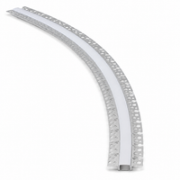 BN5616 Plaster In 8 ft Bendable Aluminum Channel 2.04