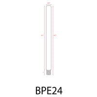 Outdoor Landscape Lighting LED 12V Low Voltage BPE - Brass Post Extension 6