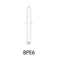 BPE - Extensión de poste de latón de 12