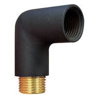 Outdoor Landscape Lighting LED 12V Low Voltage BRL2 - Brass 90° Coupling Accessory Extension for Post/Path Light Fixtures