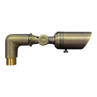Outdoor Landscape Lighting LED 12V Low Voltage BRL2 - Brass 90° Coupling Accessory Extension for Post/Path Light Fixtures