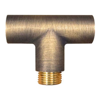 Outdoor Landscape Lighting LED 12V Low Voltage BRT1 - Brass T-Bar Coupling Accessory for Post/Path Light Fixtures Natural Brass