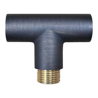 Outdoor Landscape Lighting LED 12V Low Voltage BRT1 - Brass T-Bar Coupling Accessory for Post/Path Light Fixtures Dark Brass