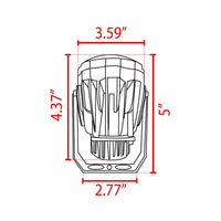 Outdoor Landscape Lighting LED 12V Low Voltage CD12 4x/8x/12x Package 12W 3000K Warm White 12V Low Voltage LED Outdoor Spotlight Directional Narrow Beam Angle Lighting