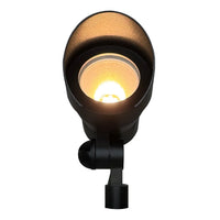 CD45 Foco de punto mono para exteriores con luz LED direccional hacia arriba negra