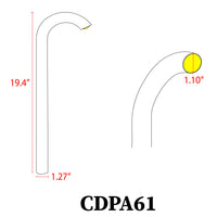 CDPA61 5W LED Bollard Path Light Low Voltage Outdoor Landscape Lighting