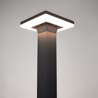 CDPA63 12W Bollard Pathway Lighting LED Square Top Modern Low Voltage