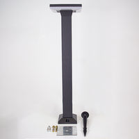 Outdoor Landscape Lighting LED 12V Low Voltage CDPA63 12W Bollard Aluminum Pathway Lighting LED Square Top Modern 12V Low Voltage