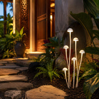 Outdoor Landscape Lighting LED 12V Low Voltage CDPA71 12V Mushroom Aluminum 3000K Warm White Integrated LED 12V Low Voltage Path Light