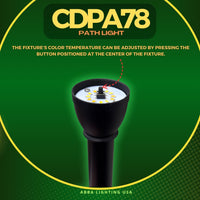 Outdoor Landscape Lighting LED 12V Low Voltage CDPA78 4x/8x/12x Package 3W 12V AC/DC Low Voltage Hexagon Umbrella Hat 5CCT Integrated LED Aluminum Path Light