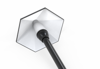 CDPA78 3W 12V AC/DC Low Voltage Hexagon Umbrella Hat 5CCT Integrated LED Aluminum Path Light