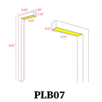 PLB07 Integrated 3W LED Brass L-Shaped Low Voltage Landscape Lighting Pathway Light