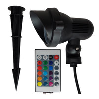 CDR85 9W RGB Directional Ground Outdoor Landscape Spotlight Waterproof Fixture