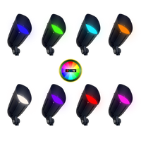 Outdoor Landscape Lighting LED 12V Low Voltage CDRA12 12W 12V Low Voltage Smart Bluetooth RGBW Narrow Beam Directional Outdoor Landscape Aluminum Spotlight with Remote Control