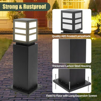 Outdoor Landscape Lighting LED 12V Low Voltage CPLA17 120V Line Voltage E26 Socket 60W Modern Outdoor Bollard Light IP65 Outdoor Rated