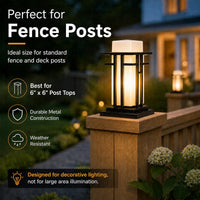 Outdoor Landscape Lighting LED 12V Low Voltage CPLA18 High Voltage Outdoor Matte Glass Lamp Post Lantern