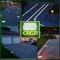 CRG31 4x/8x/12x Package  Low Voltage In Ground RGB or WW LED Brick Paver Light Rectangle IP67 Waterproof Warm White