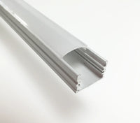 BN256 Adjustable Large Square Surface Mounted 8 ft Aluminum Channel 10 Pack for 0.70