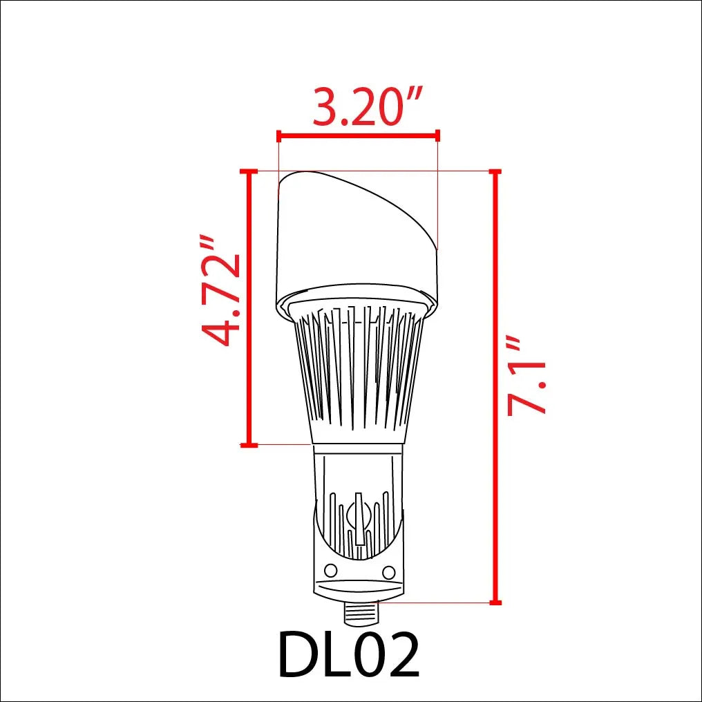 DL02 Low Voltage Directional LED Aluminum Outdoor Spotlight