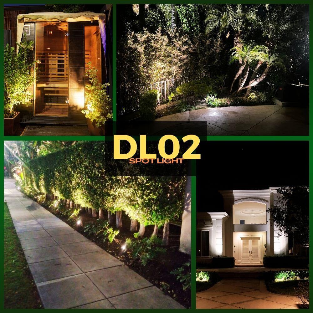 DL02 Low Voltage Directional LED Aluminum Outdoor Spotlight, image size:1000x1000