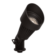 DL02 20 Pack 12V Low Voltage Waterproof LED Outdoor Aluminum Spotlight Directional Lighting with MR16 5W 3000K Bulb - Black