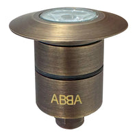 Outdoor Landscape Lighting LED 12V Low Voltage DMB52 1.5W 12V Low Voltage 3000K Warm White Integrated LED Landscape In-ground Brass Waterproof Well Lights Fixture