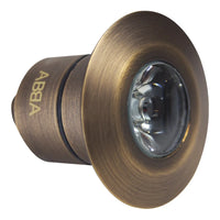 Outdoor Landscape Lighting LED 12V Low Voltage DMB52 1.5W 12V Low Voltage 3000K Warm White Integrated LED Landscape In-ground Brass Waterproof Well Lights Fixture