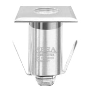 DMS52 3W COB LED 12V Low Voltage Square Top Stainless Steel Waterproof In-Ground Landscape Well Light - Stainless Steel / Warm White 3000K
