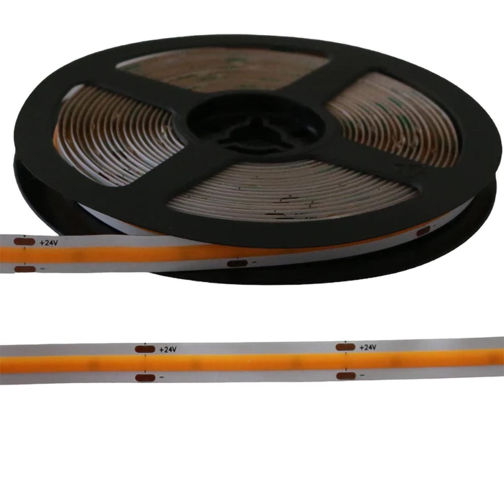 Dotless Single Color Linear LED Strip Lights Low Voltage FCOB DC12V Ta ...