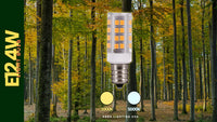 Bombilla ahorro de energía de Dimmable de los bulbos al aire libre de los candelabros del filamento de E12 3W LED