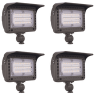 FLA40 Aluminio 40W Exterior LED Bajo voltaje Paisaje Iluminación Proyector - 4 Pack