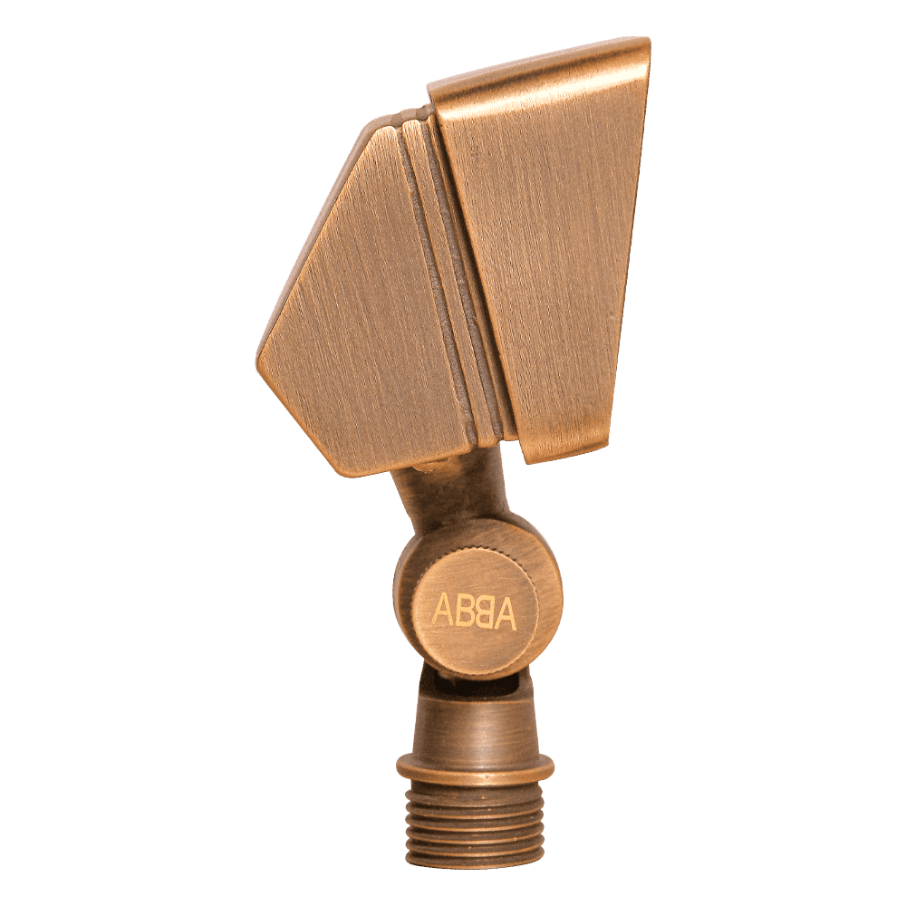 FPB01 Waterproof Brass LED Directional Flood Light Kings Outdoor Lighting