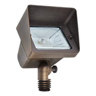 FPB01 Luz de inundación direccional LED rectangular de latón Iluminación ajustable - 5W 2700K Soft White