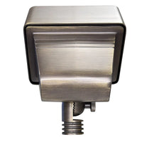 Outdoor Landscape Lighting LED 12V Low Voltage FPBCC05 Cast Brass 3CCT Adjustable 3W-10W Rectangular Built-In LED Flood Light 12V Low Voltage Floodlight Fixture