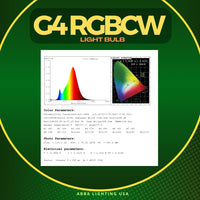 2W G4 RGBCW Smart Wi-Fi 12V Low Voltage LED Light Bulbs Dimmable Energy Saving