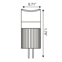 G4 Bi Pin LED Cápsula 12V Bombilla Luz de bajo consumo IP65 Impermeable 