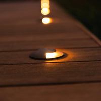 UNBP04 Stel-Path Antique Brass In-Ground Well Light Low Voltage Outdoor Lighting