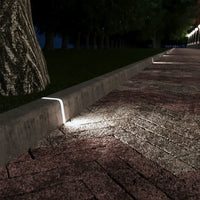 CRG34 4x/8x/12x 3.9″x 1.37″ x 7.8″ Paver Well Light - Heavy Duty Cast Aluminum, IP65 3.5W 3000K AC/DC 12V Low Voltage COB