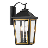 Hawkins 3 Light Outdoor Sconce 9.5