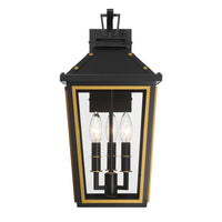 Hawkins 3 Light Outdoor Sconce 9.5