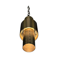 HLB02 12V LED Low Voltage Brass Cylinder Pendant Light Hanging Downlight Fixture