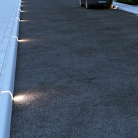 CRG34 4x/8x/12x 3.9″x 1.37″ x 7.8″ Paver Well Light - Heavy Duty Cast Aluminum, IP65 3.5W 3000K AC/DC 12V Low Voltage COB