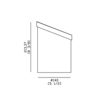 IGL06B PAR36 PVC and Solid Brass Bevel Top In-Ground Well Light Low Voltage Landscape Lighting