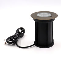 IGL09B MR16 PVC and Solid Brass In-Ground Well Light Low Voltage Landscape Lighting