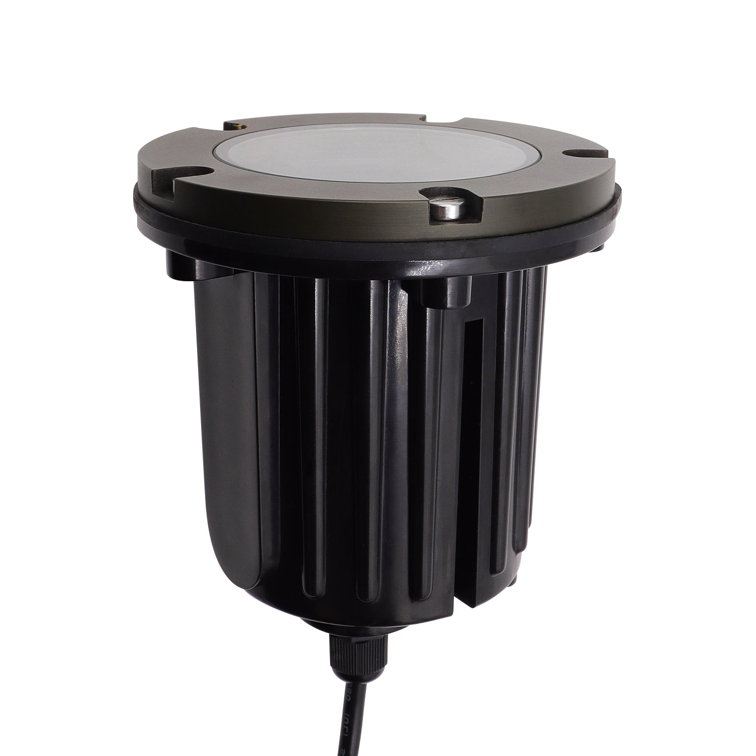 IGL16B MR16 PVC and Solid Brass In-Ground Well Light Low Voltage Landscape Lighting