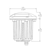 IGL20B MR16 PVC and Solid Brass Mono-Directional In-Ground Well Light Low Voltage Landscape Lighting