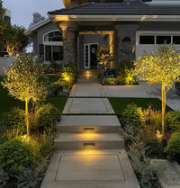 STB16 2W LED Cast Brass Surface Mounted Slim Horizontal Outdoor & Indoor Step Light